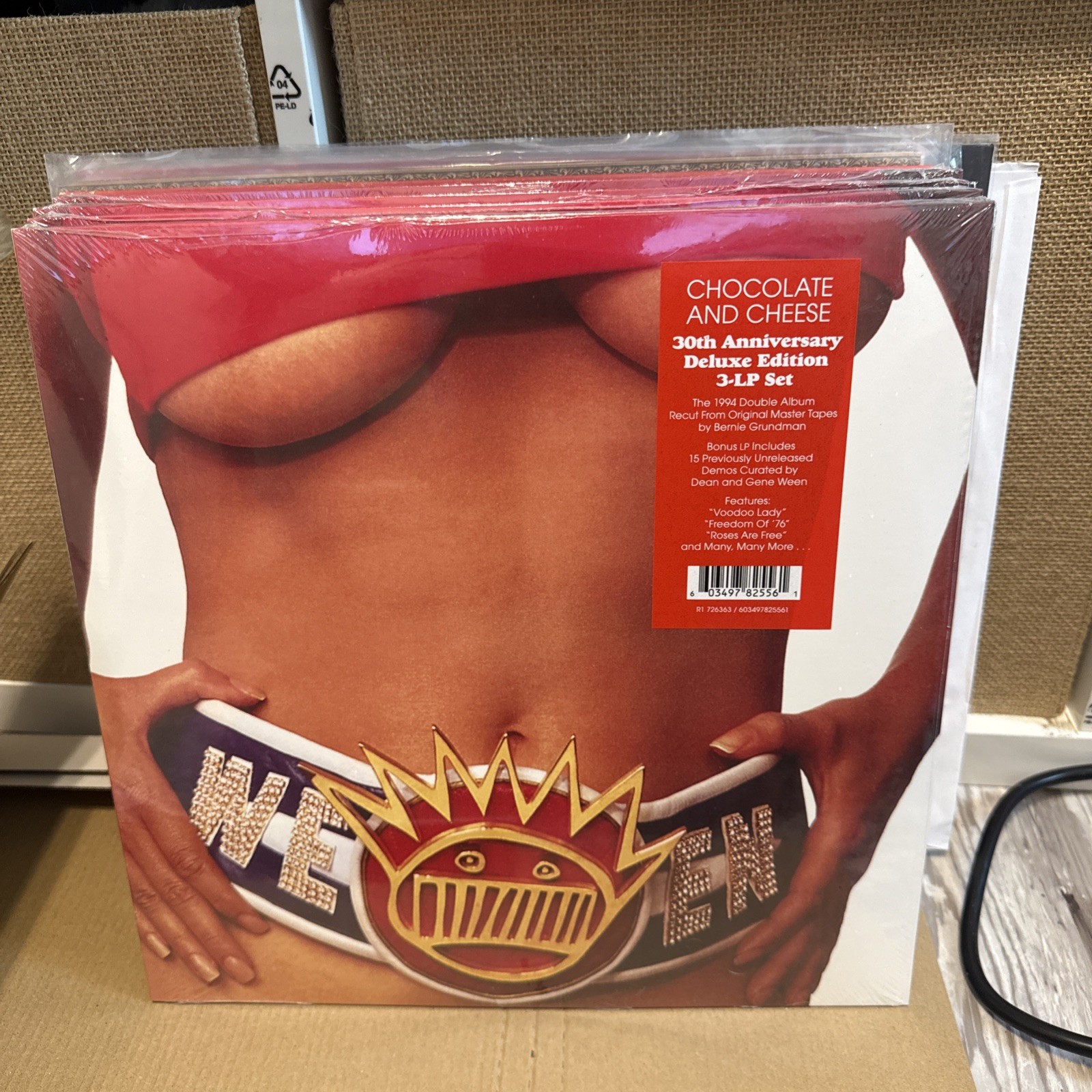 Ween Chocolate And Cheese 30th Anniversary Deluxe Edition 3 LP Set Rhino Records Ween Chocolate And Cheese 30th Anniversary Deluxe Edition 3 LP Set Rhino Records