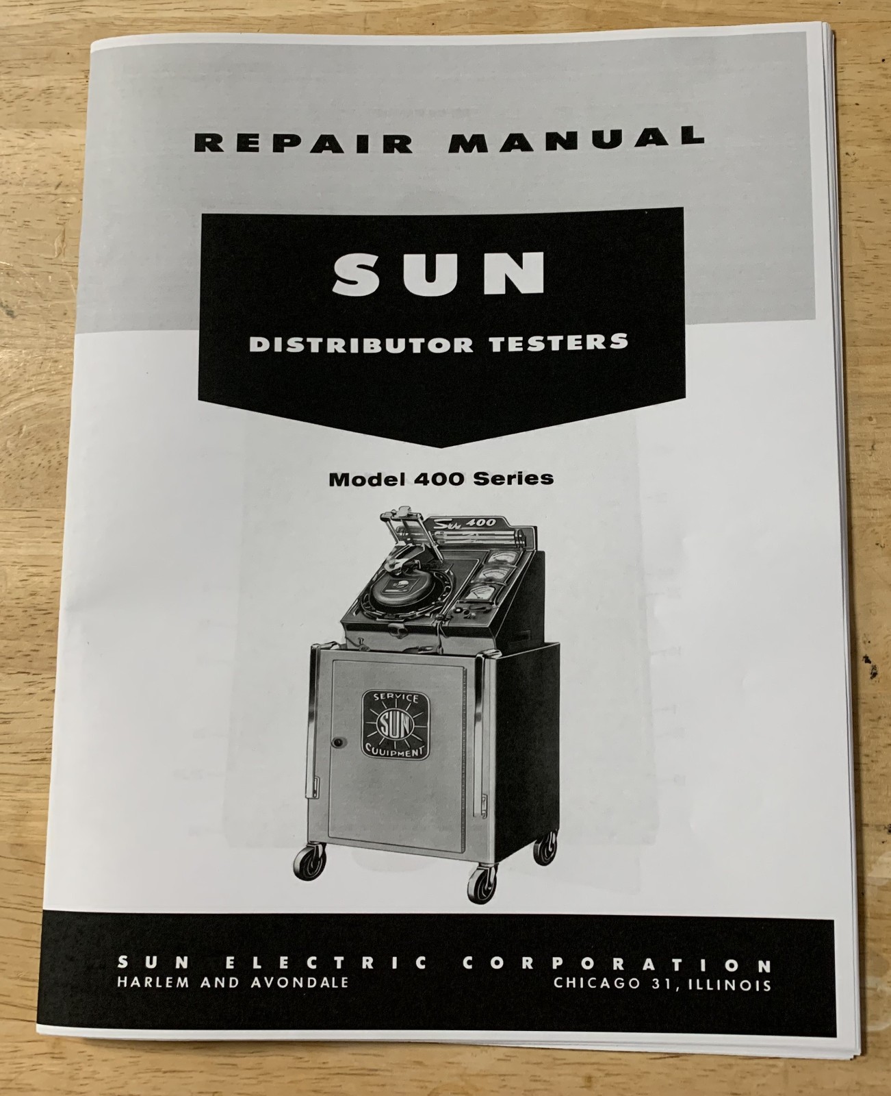 SUN DISTRIBUTOR TESTER REPAIR MANUAL Model 400 SERIES SUN DISTRIBUTOR TESTER REPAIR MANUAL Model 400 SERIES