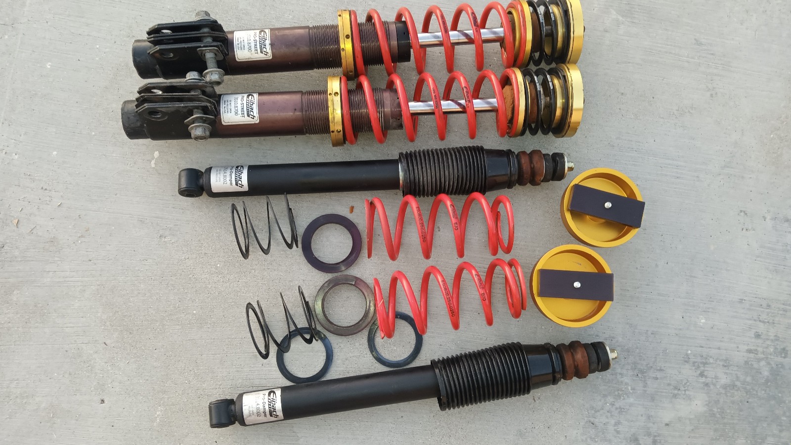 Eibach Coilovers For MUSTANG 94-98 Suspension Kit Adjustable Damping Height Eibach Coilovers For MUSTANG 94-98 Suspension Kit Adjustable Damping Height