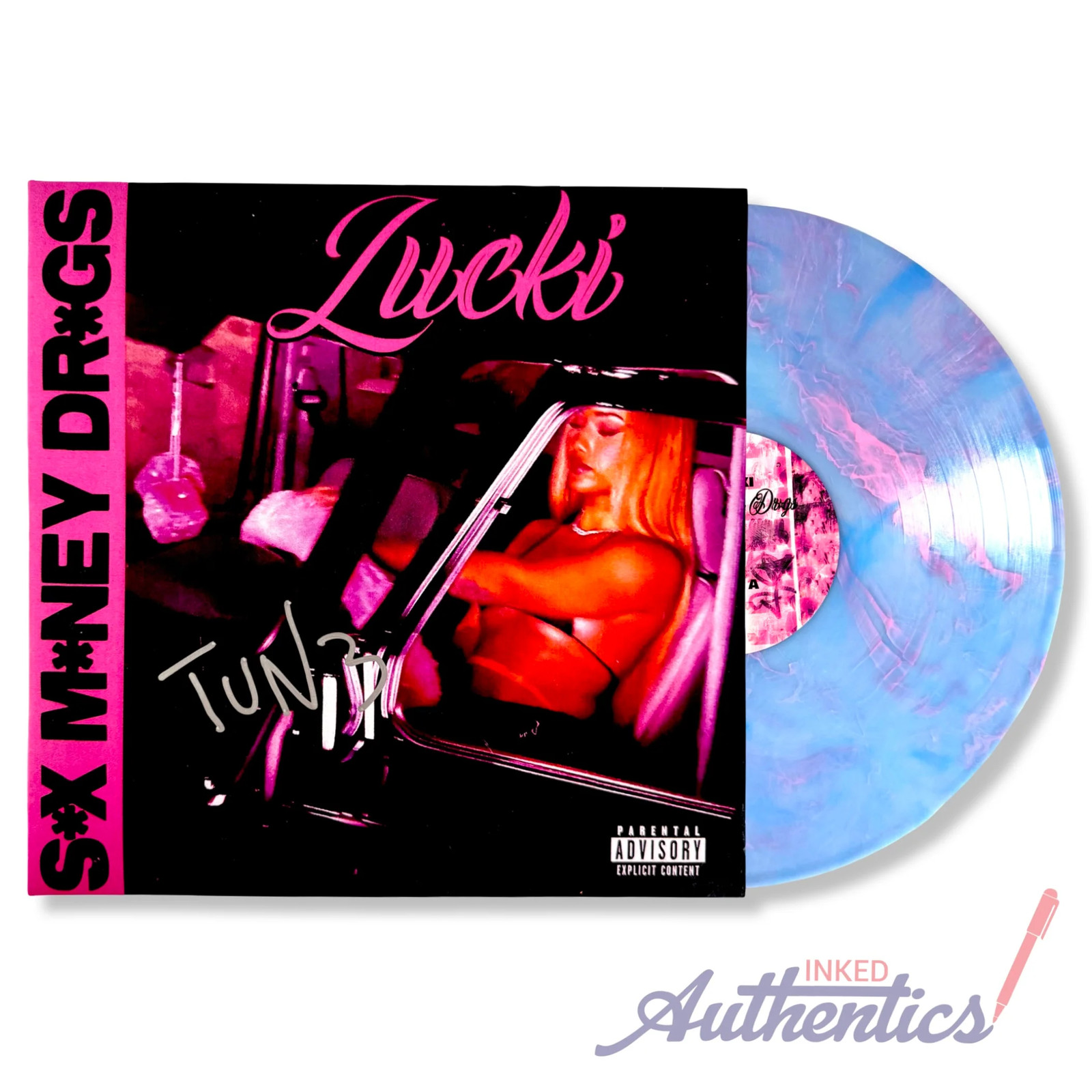 Lucki Signed Autographed Vinyl LP “s*x m*ney dr*gs” PSA/DNA Authenticated Lucki Signed Autographed Vinyl LP “s*x m*ney dr*gs” PSA/DNA Authenticated