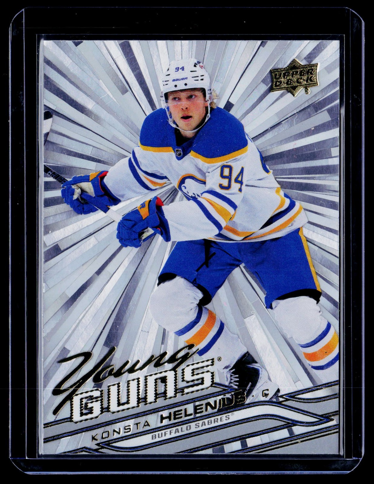 2026-27 Upper Deck Series 1 - Konsta Helenius #210 (RC) Young Guns Outburst