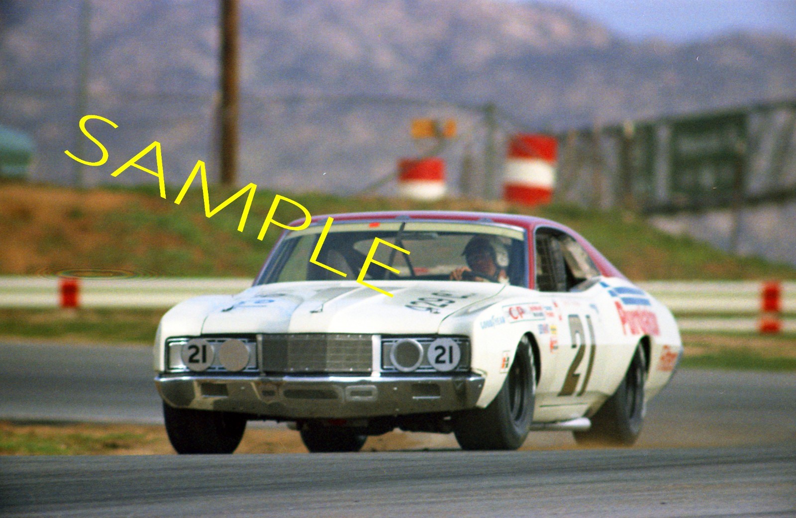 35MM NEGATIVE - DAVID PEARSON 1973 #21 WINSTON WESTERN 500 RIVERSIDE #R73-24