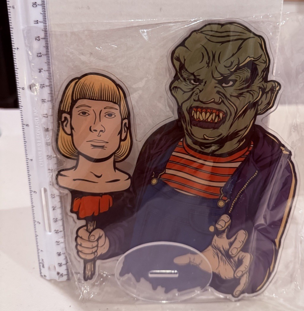 Goosebumps Haunted Mask Zobie Fright 8” Acrylic Standee Horror Figure NEW