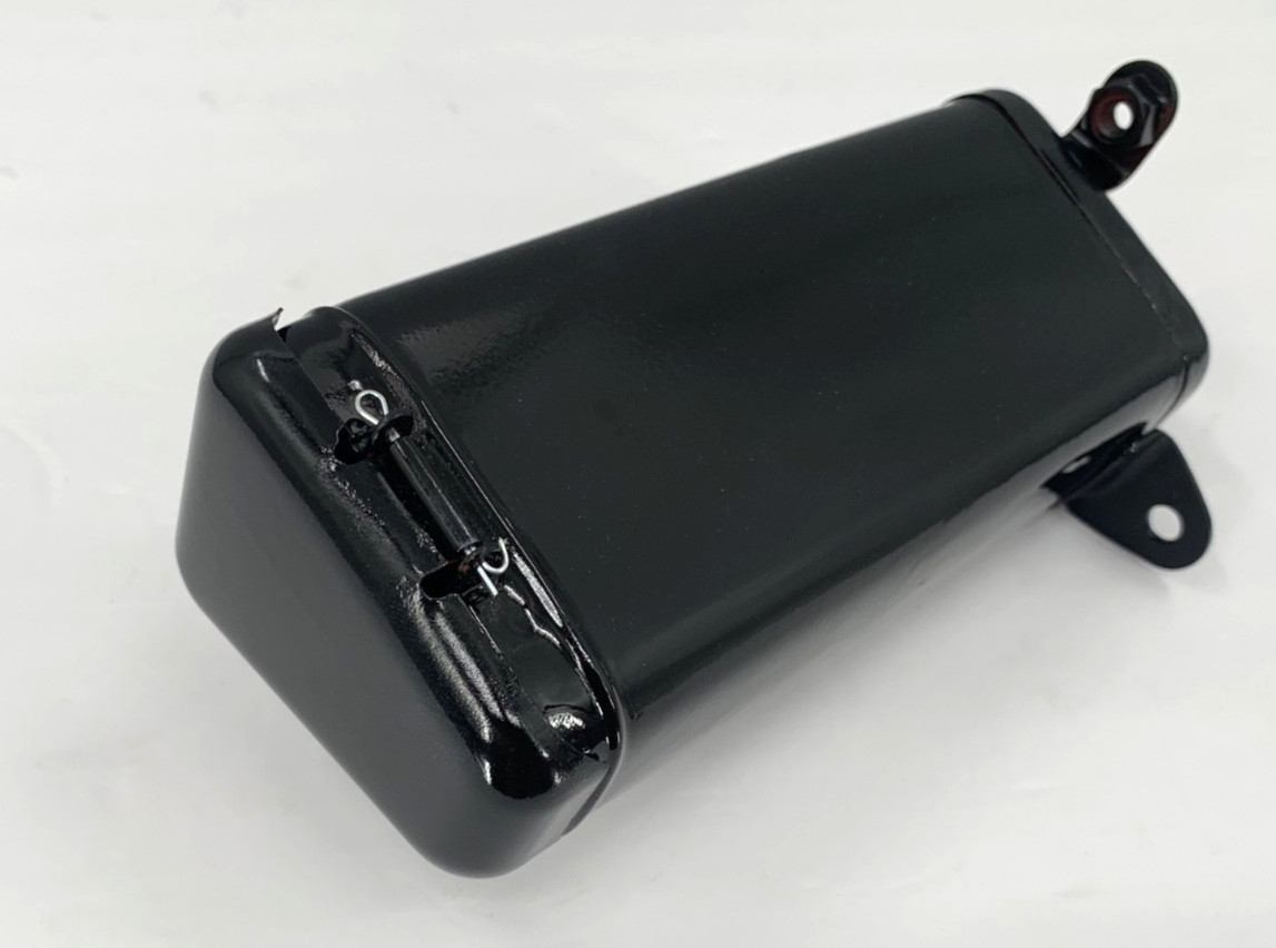 Vintage OEM 1975-77 Honda MR175 Elsinore Motorcycle Toolbox with Lid Restored Vintage OEM 1975-77 Honda MR175 Elsinore Motorcycle Toolbox with Lid Restored