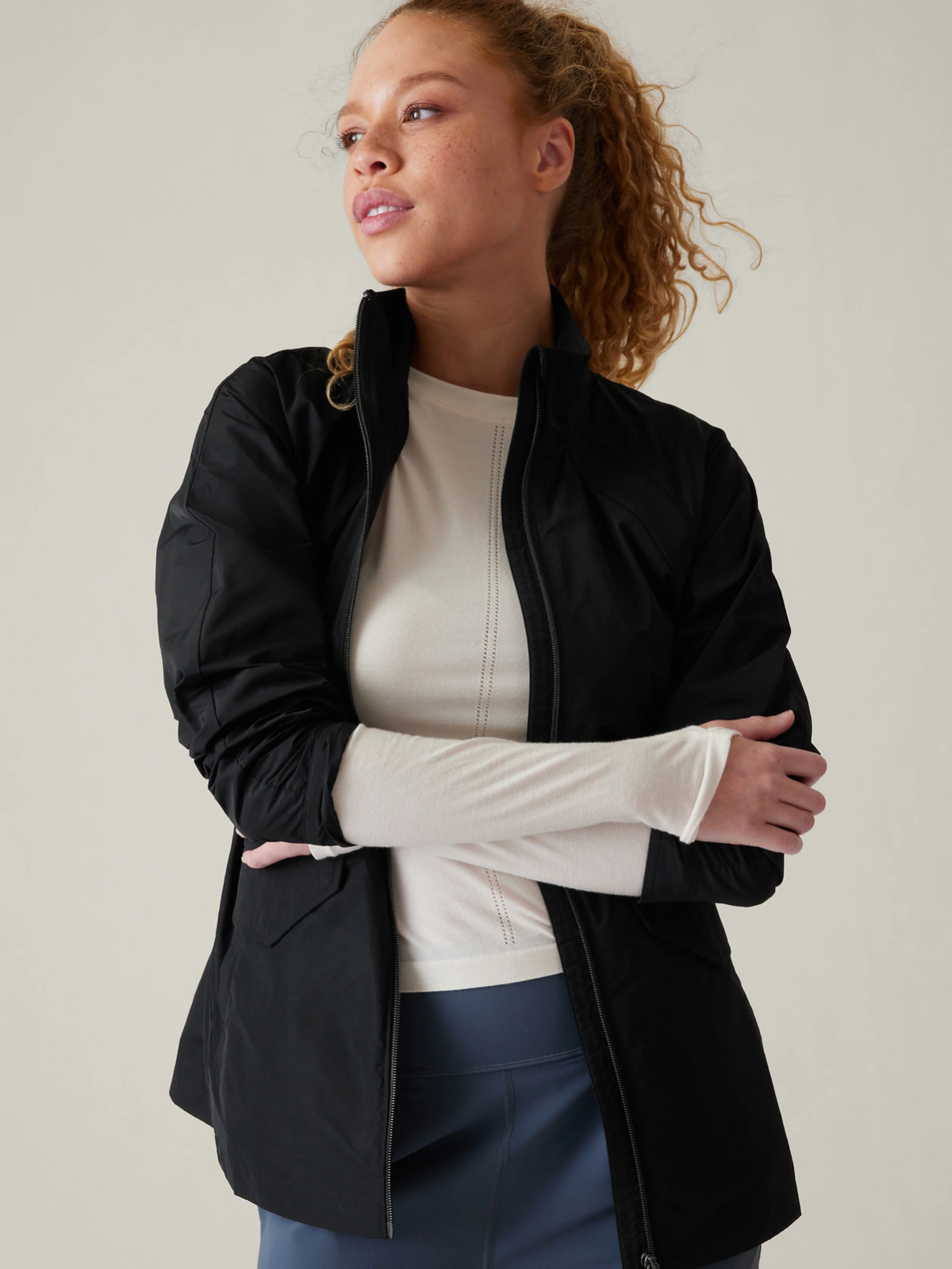 New ATHLETA Size S $149 Westerly Jacket in Black