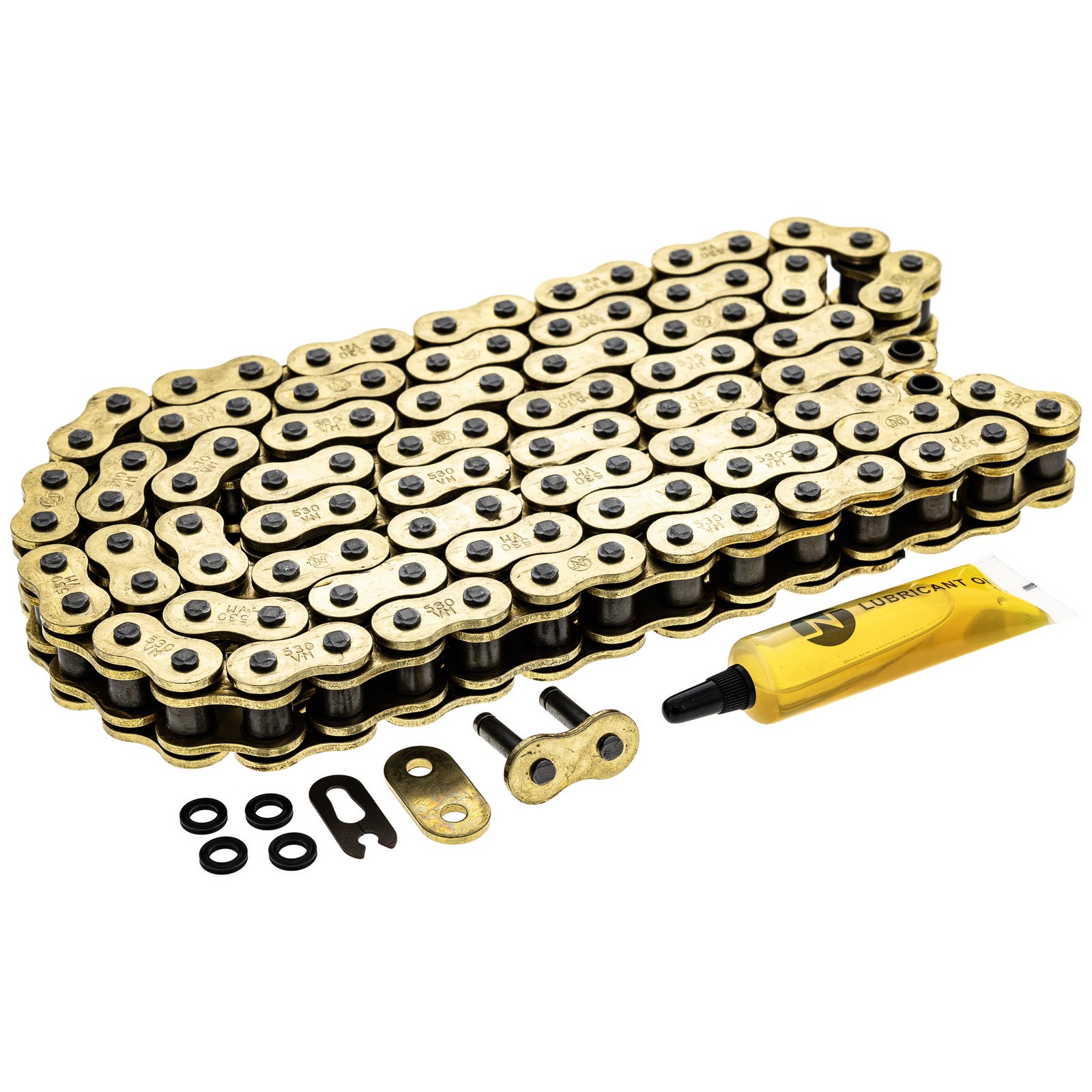 NICHE Gold 530 X-Ring Chain 108 Links With Connecting Master Link Motorcycle