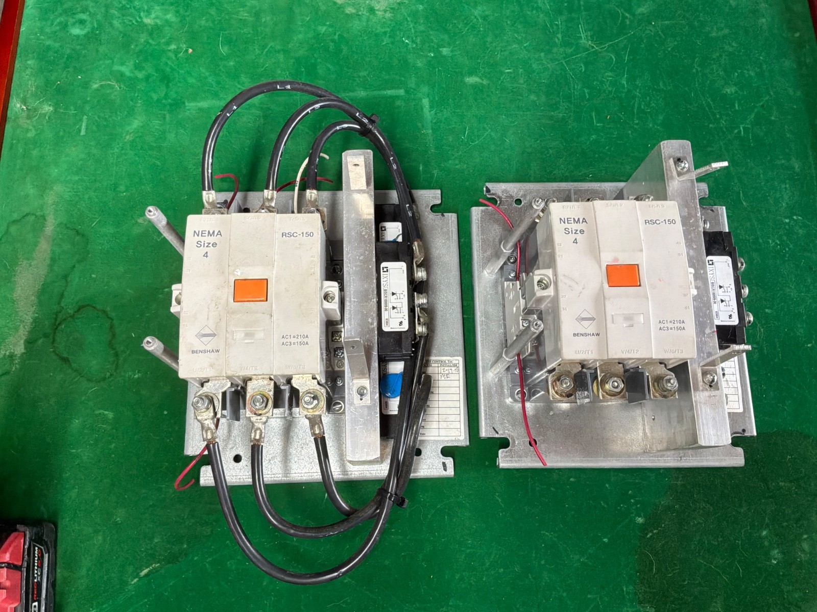 LOT OF 2 BENSHAW RSC-150 NEMA Size 4 Magnetic Contactor (ACI=210A; ACI=150A) LOT OF 2 BENSHAW RSC-150 NEMA Size 4 Magnetic Contactor (ACI=210A; ACI=150A)