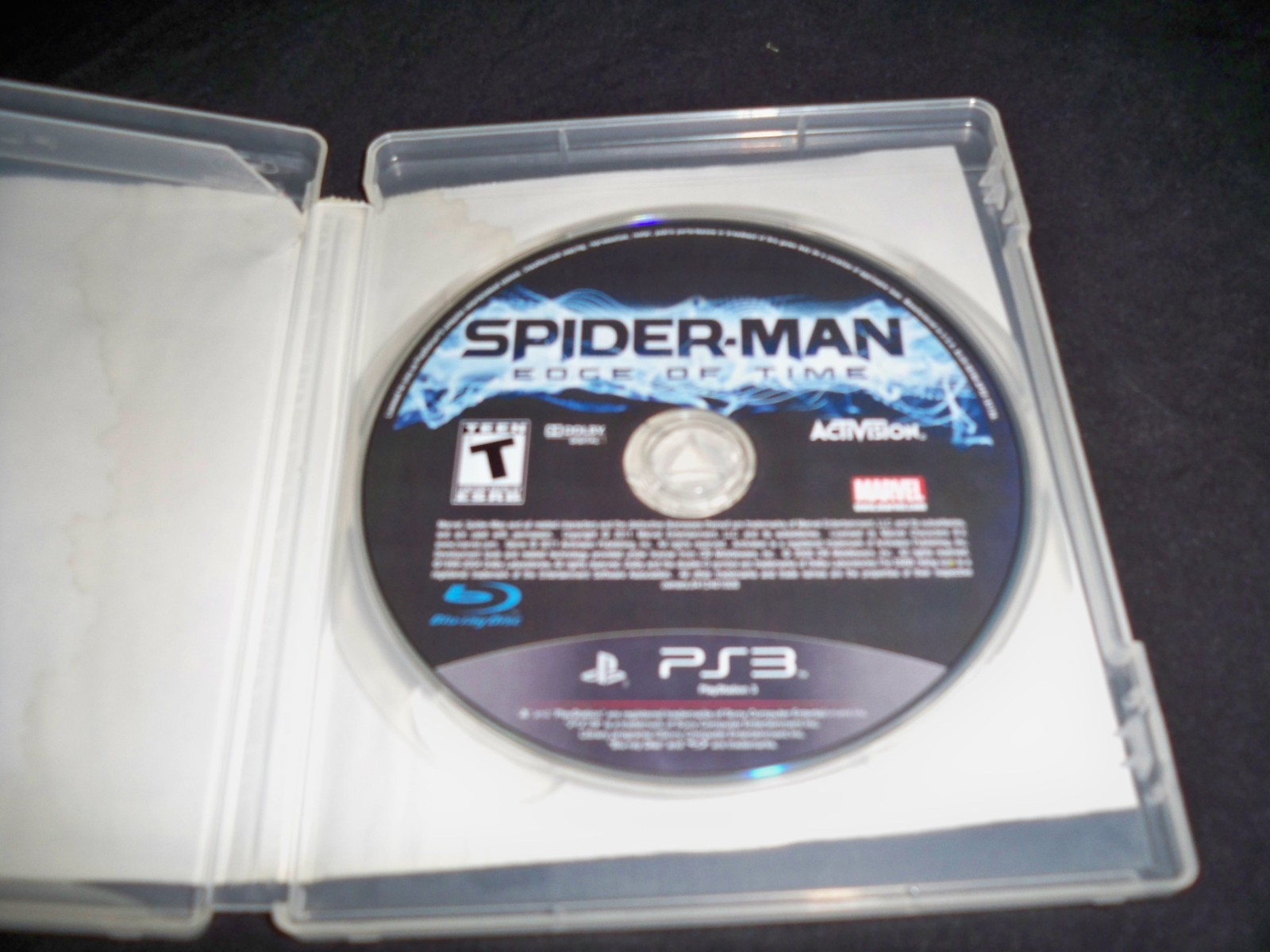 Spider-Man: Edge of Time (Sony PlayStation 3, 2011) disk only