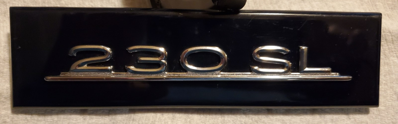 1963 - 1967 VINTAGE MERCEDES-BENZ W113 PAGODA 230 SL TRUNK EMBLEM 1963 - 1967 VINTAGE MERCEDES-BENZ W113 PAGODA 230 SL TRUNK EMBLEM