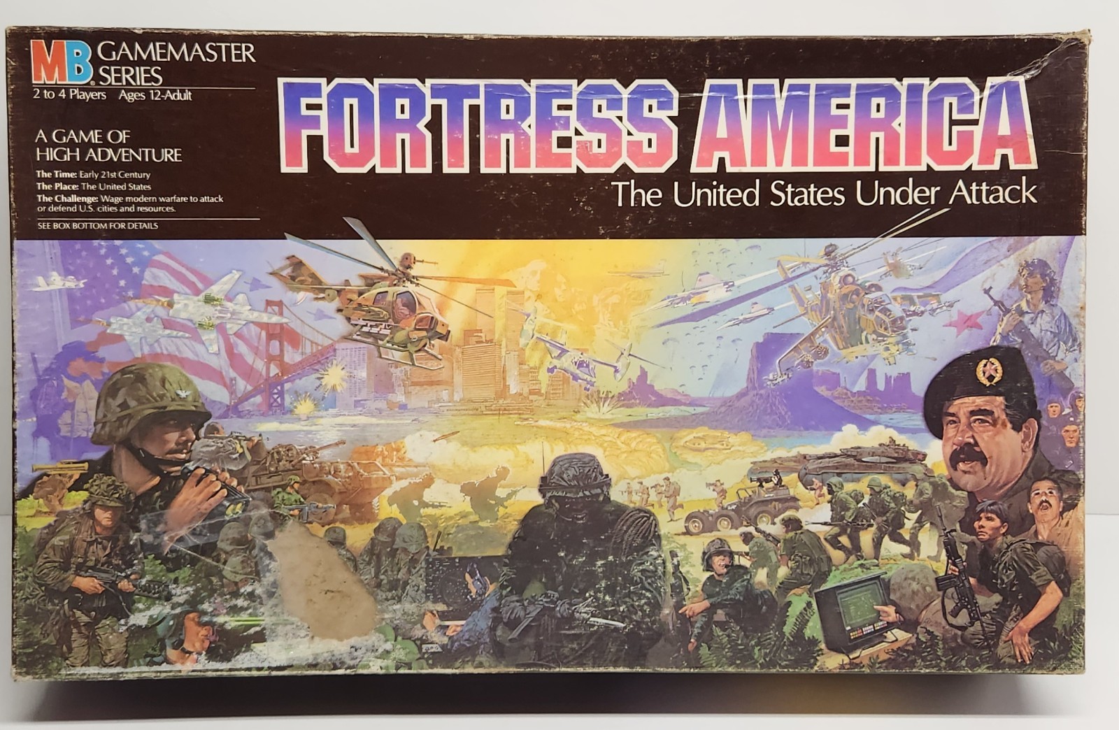 Vintage 1986 Fortress America Board Game Milton Bradley Gamemaster Series COMPLE Vintage 1986 Fortress America Board Game Milton Bradley Gamemaster Series COMPLE
