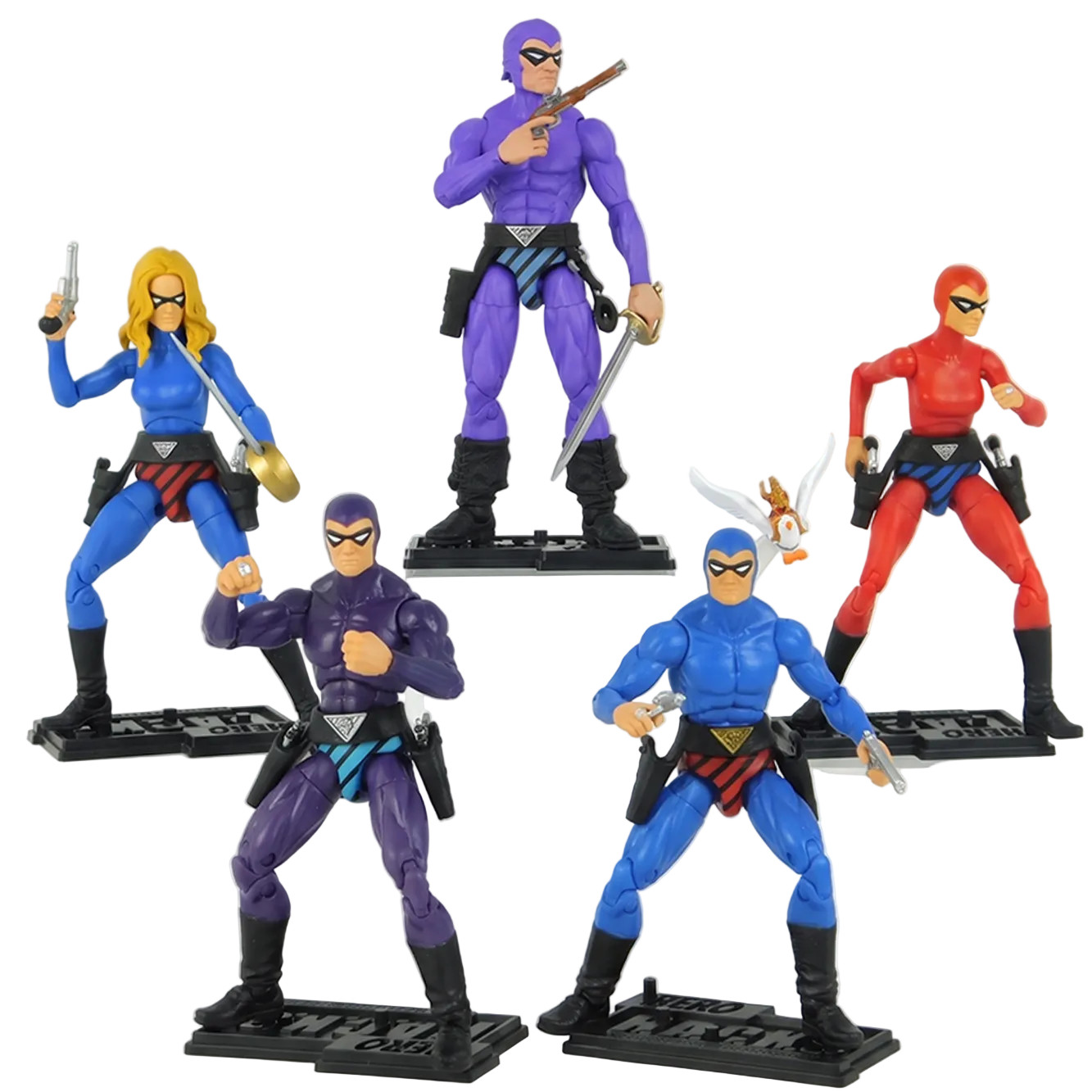 The Phantom Hero H.A.C.K.S. 5 PACK BUNDLE Phantom Series Action Figure