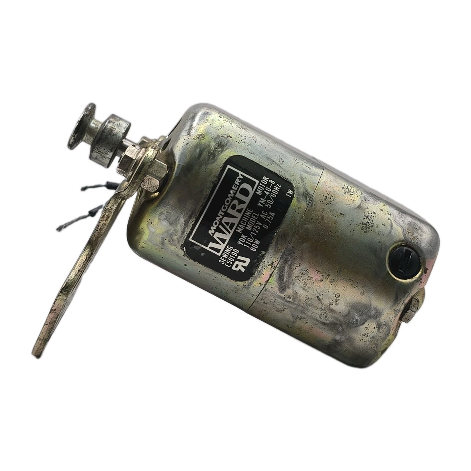 VTG Montgomery Ward YDK YM-40-8 Sewing Machine Motor 110/125V 0.75A 80W TESTED