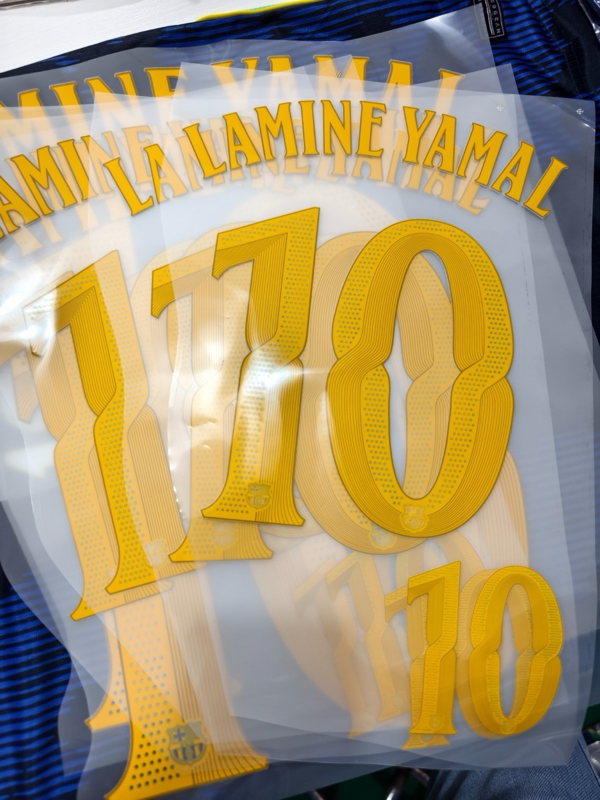 Barcelona Lamine Yamal 2026-27 Home Name Set Barcelona Lamine Yamal 2026-27 Home Name Set
