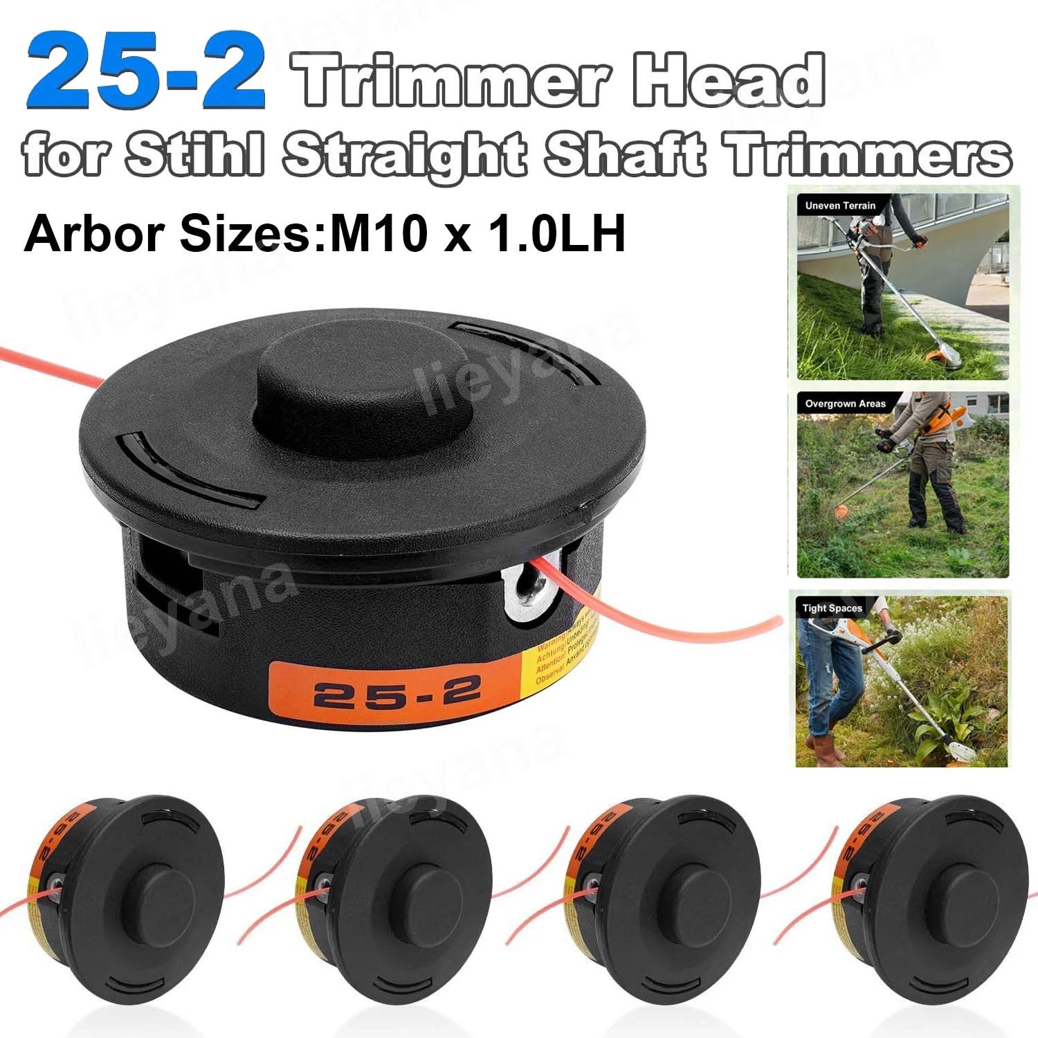 5-Pack 25-2 Trimmer Head For Stihl FS55 55R 56RC 85 90 90R 110 110RX 120 130 131