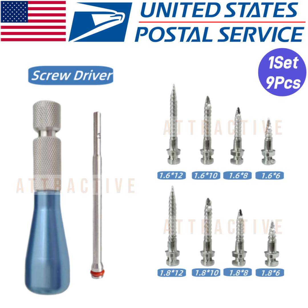 Dental TAS Mini Screw Anchorage Micro Screws  Driver Orthodontic Vector Style