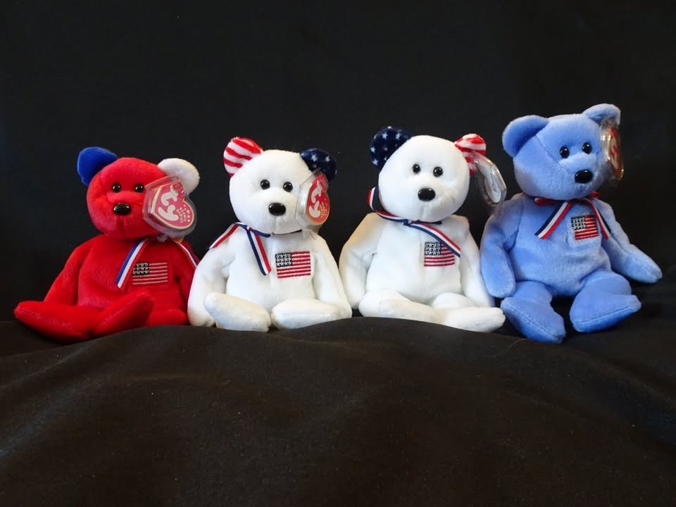 TY BEANIE BABIES 53 USA BEARS, ALL OFTHE DIFFERENT ONES $3.50 A PIECE, MWMT TY BEANIE BABIES 53 USA BEARS, ALL OFTHE DIFFERENT ONES $3.50 A PIECE, MWMT
