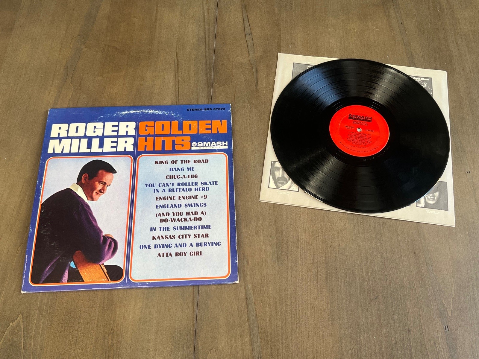 Roger Miller Golden Hits Vinyl LP 1965 Stereo Smash Records SRS-67073 VG/VG+