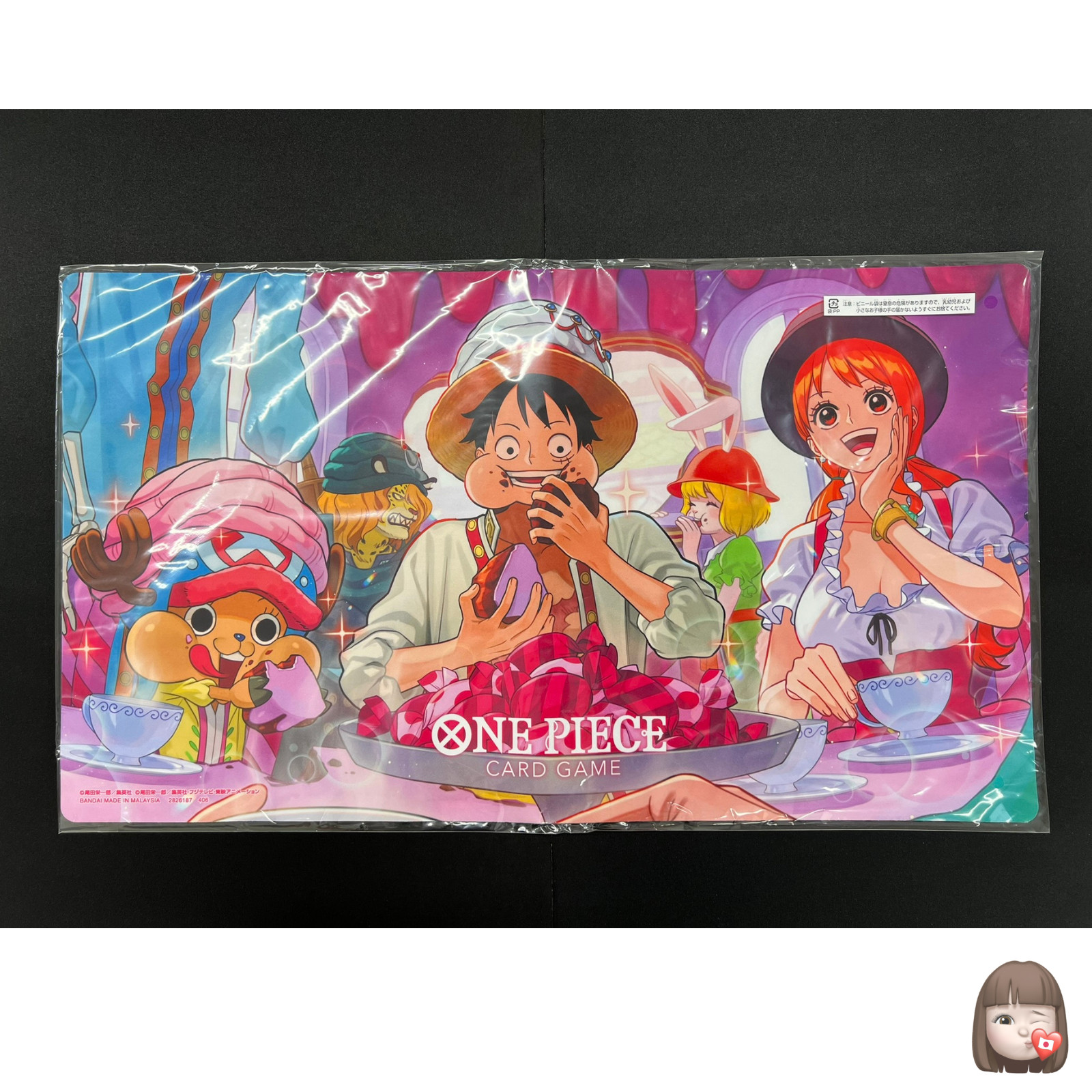 [Opened Unused] One Piece Playmat -Whole Cake Island Arc- Japanese Nami No Promo