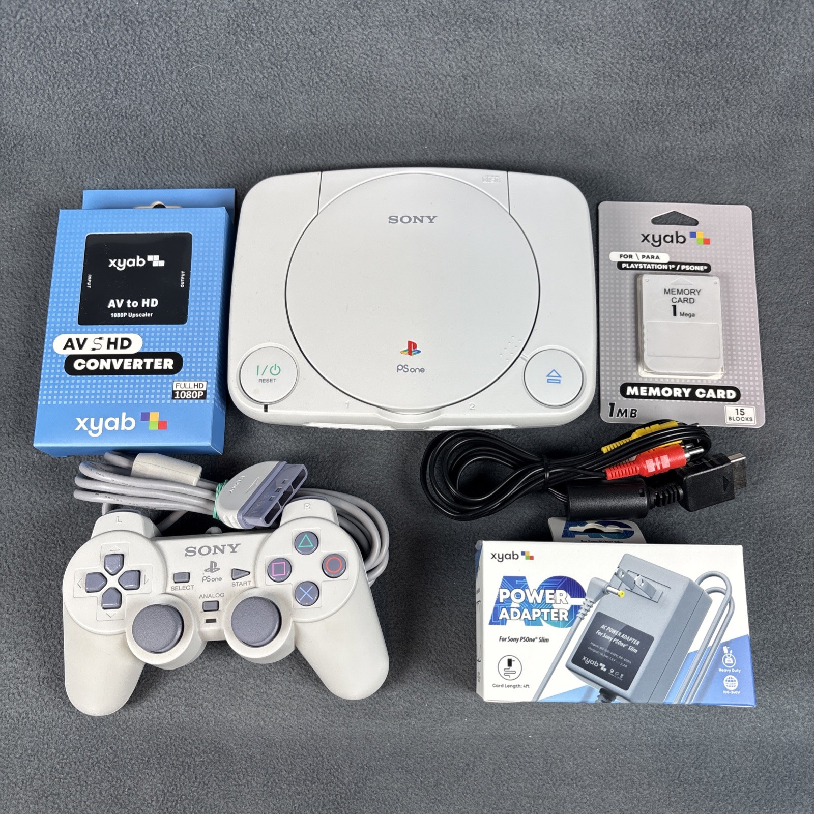 PlayStation 1 - PS one Console w/ Accessories Bundle - Refurbished, Very Good
