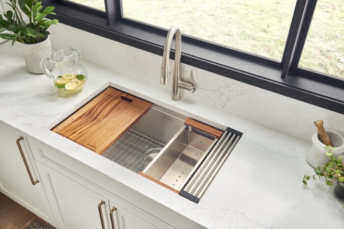 Ruvati 32-inch Workstation Undermount Single Bowl Kitchen Sink - RVH8301 Ruvati 32-inch Workstation Undermount Single Bowl Kitchen Sink - RVH8301