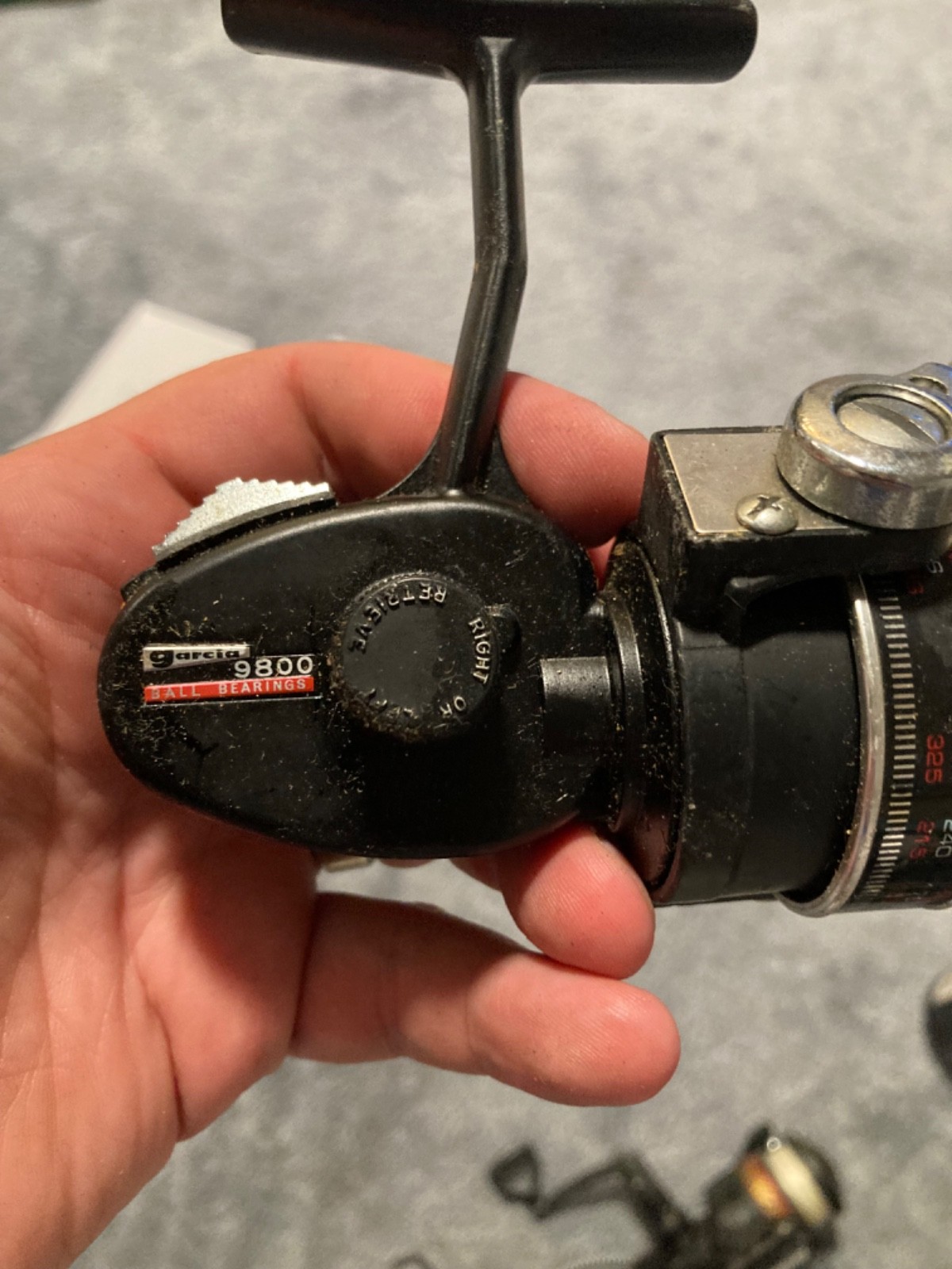 Vintage Garcia 9800 Ultra Lite Spinning Fishing Reel Ball Bearings Japan Working Vintage Garcia 9800 Ultra Lite Spinning Fishing Reel Ball Bearings Japan Working