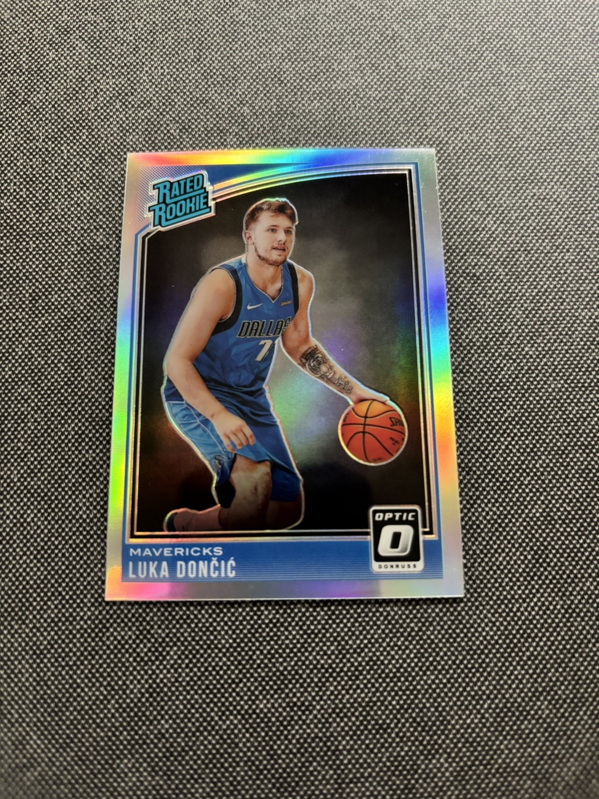 Panini 2018-19 Donruss Optic Rated Rookie Silver Holo Prizm Luka Dončić #177 RC