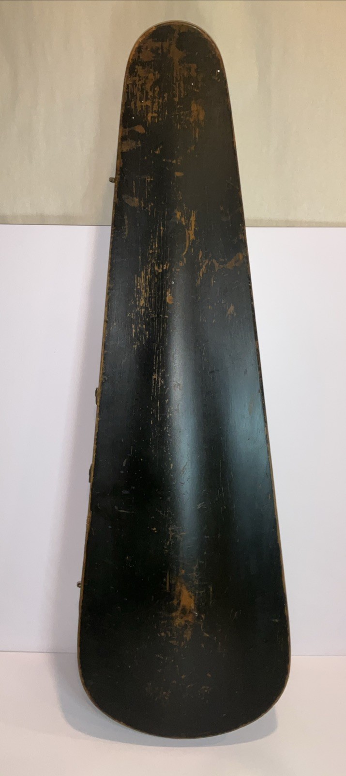 Antique G.S.B. 4/4 Full Size Violin Coffin Case Wood Original Label & Stamp