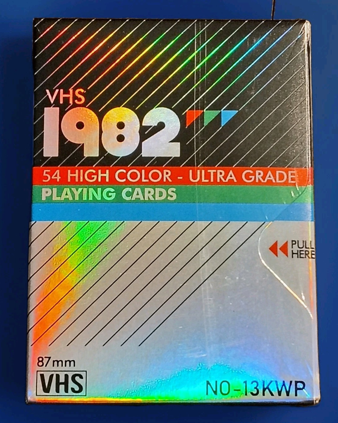 VHS 1982 Holographic Edition Playing Card Deck Kings Wild Project New Sealed VHS 1982 Holographic Edition Playing Card Deck Kings Wild Project New Sealed