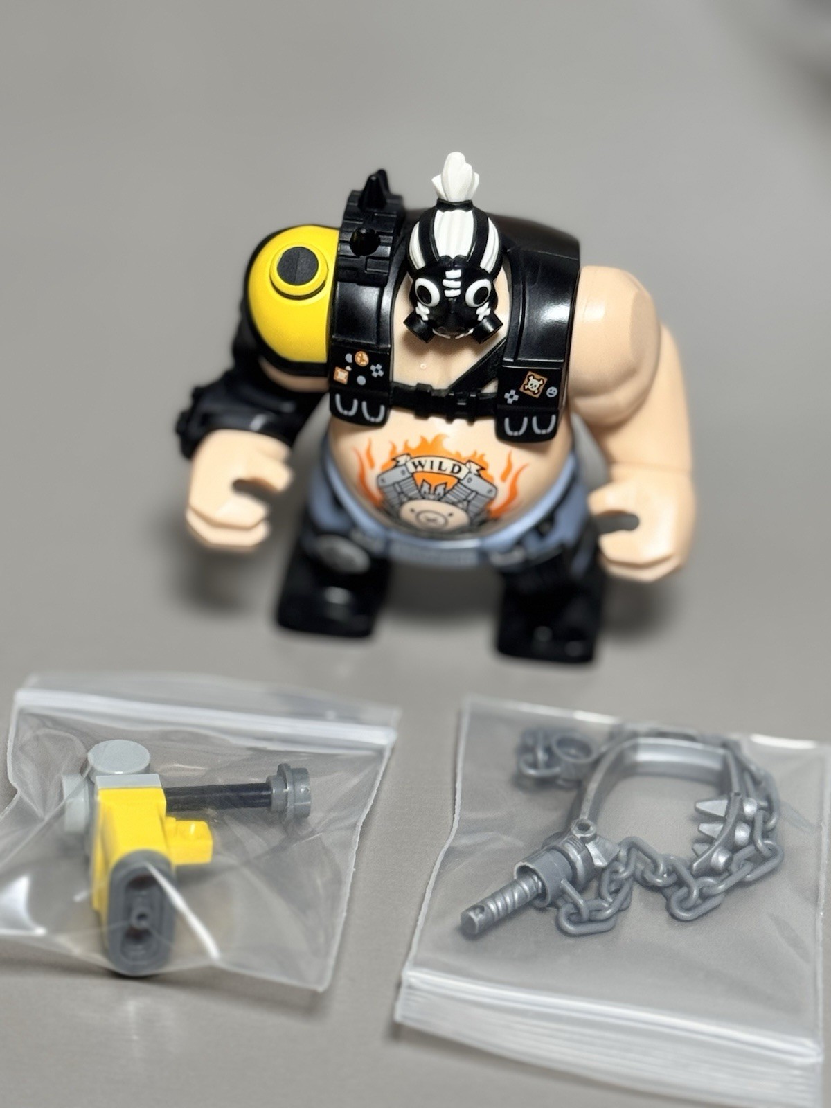 LEGO® Roadhog Mako Rutledge Minifigurs ow017 Overwatch Giant Big Fig 75977 LEGO® Roadhog Mako Rutledge Minifigurs ow017 Overwatch Giant Big Fig 75977