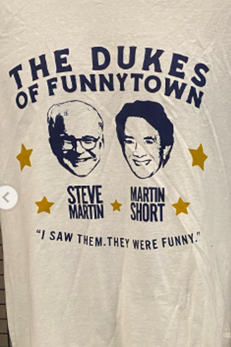 Steve Martin Martin Short white T-shirt unisex All sizes XZ1364 Steve Martin Martin Short white T-shirt unisex All sizes XZ1364