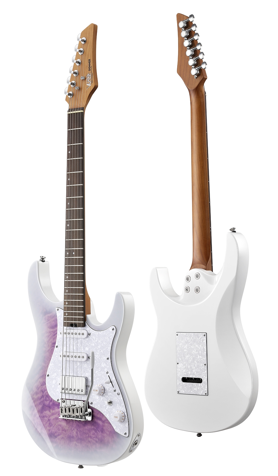 Donner DST-550 Electric Guitar Kit With Gig Bag Tremolo Bar | Amethyst Burst