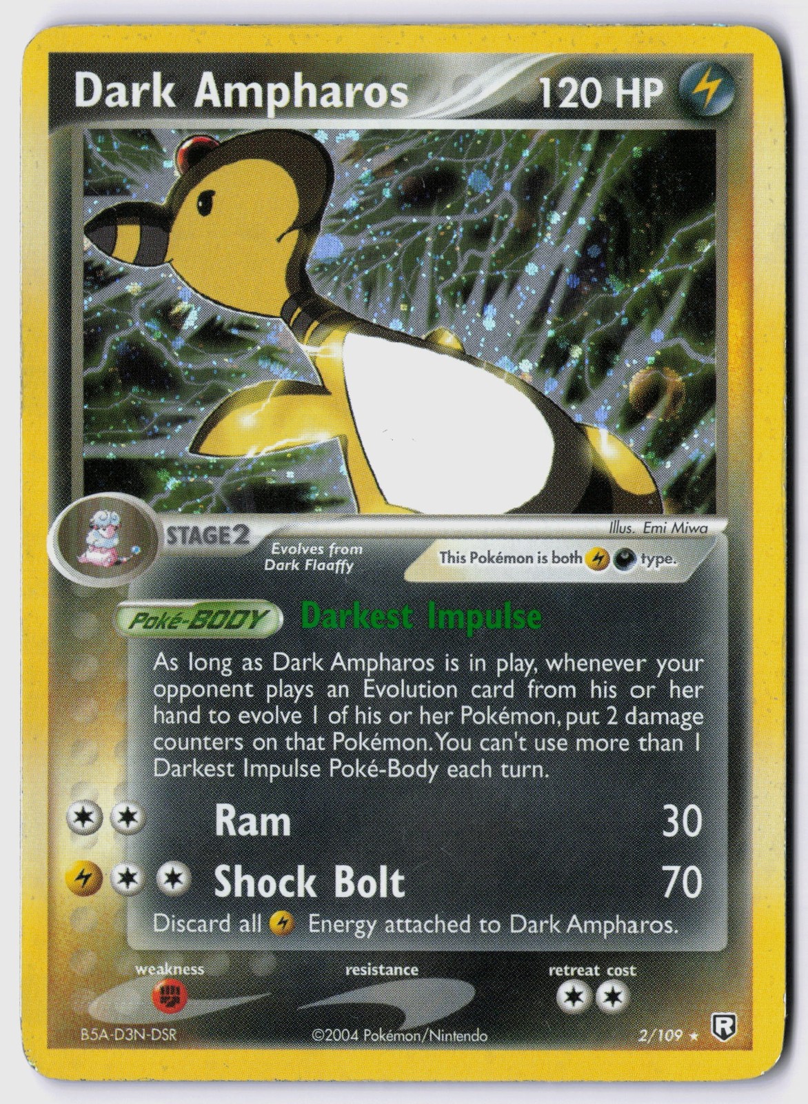 Dark Ampharos 2/109 Holo Team Rocket Returns MP