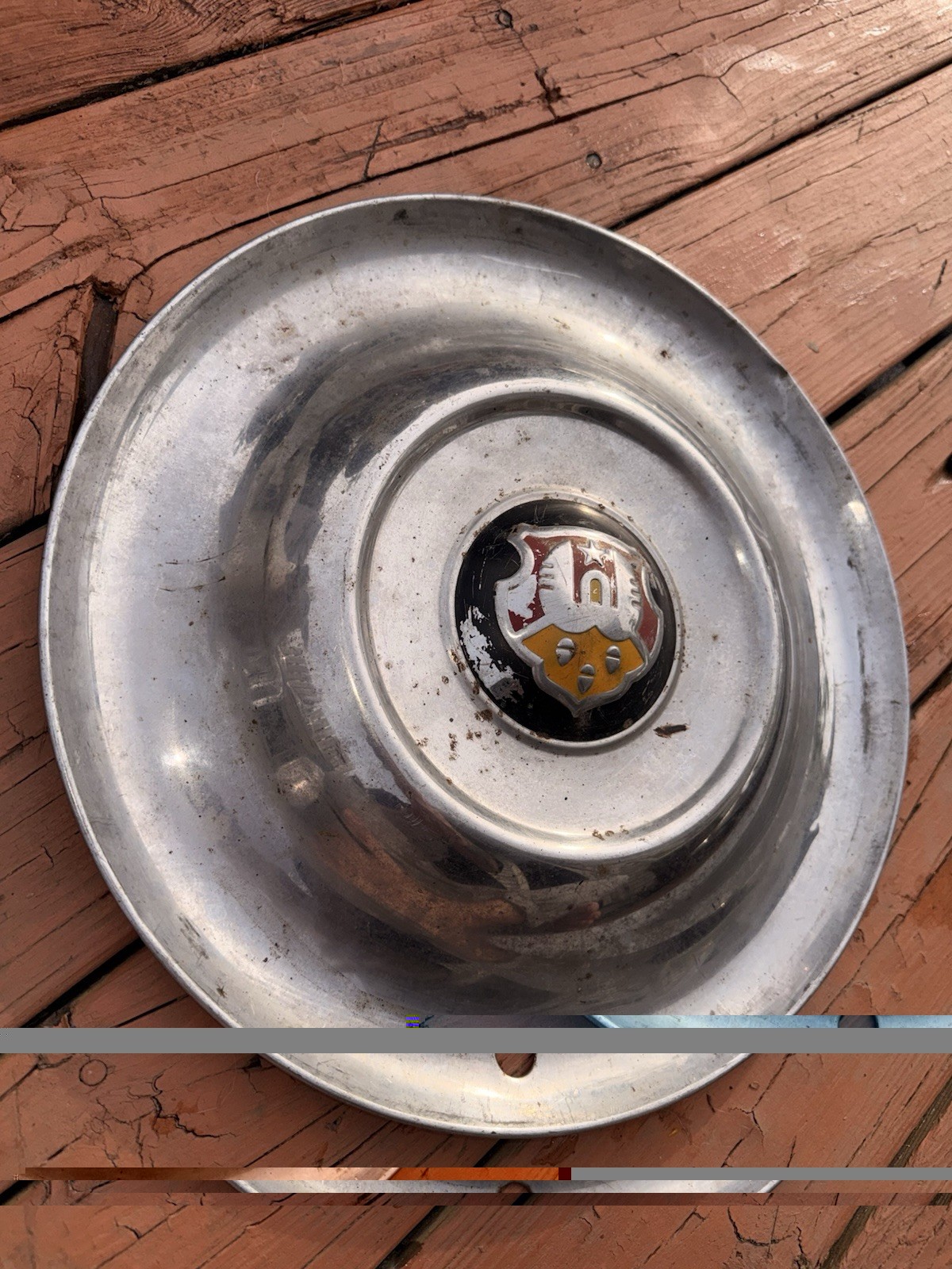 VTG 1950s Volkswagen Beetle Bug Wolfsburg Castle Crest Wheel Cover Hubcap