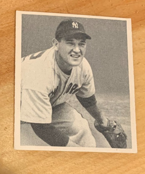 1948 Bowman #14 Allie Reynolds RC N.Y. Yankees High Grade NM-NM+ 1948 Bowman #14 Allie Reynolds RC N.Y. Yankees High Grade NM-NM+