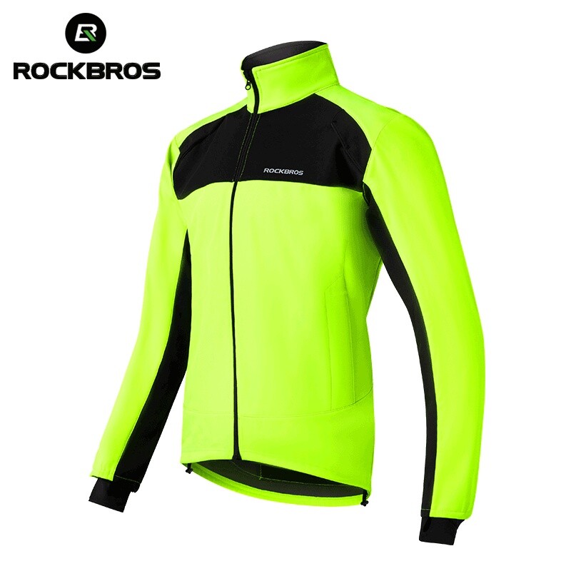 ROCKBROS Winter Warm UP Thermal Softshell Cycling Jacket +Pants Windproof Suit ROCKBROS Winter Warm UP Thermal Softshell Cycling Jacket +Pants Windproof Suit