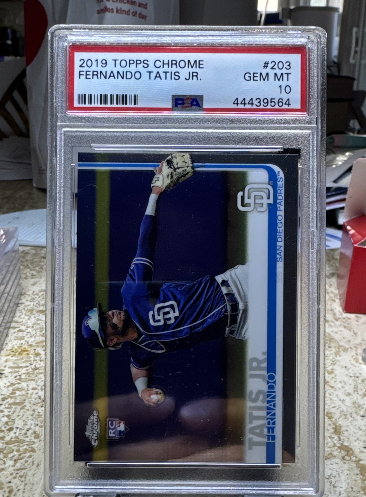2019 Topps Chrome - Fernando Tatís Jr. #203 (RC) PSA 10