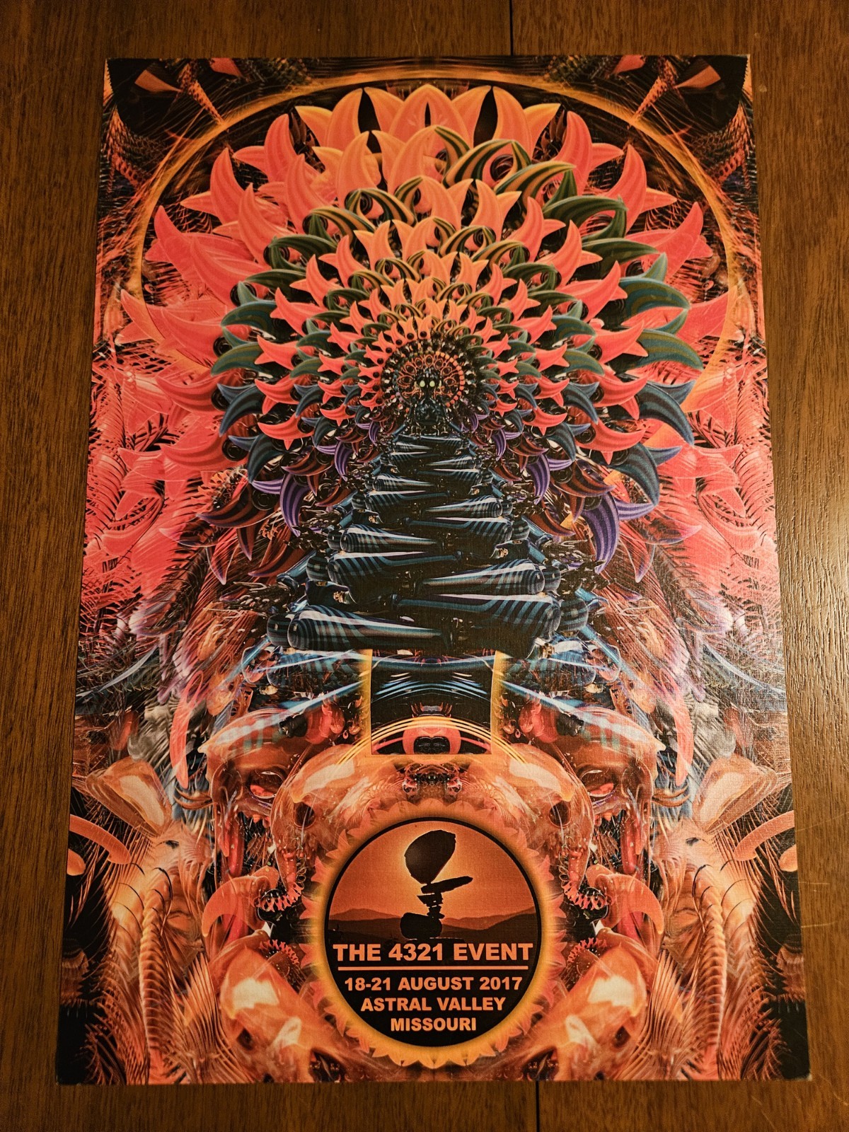 Tipper Offical 4321 Poster Astral Valley Eclipse Festival August 19-21 Tipper Offical 4321 Poster Astral Valley Eclipse Festival August 19-21