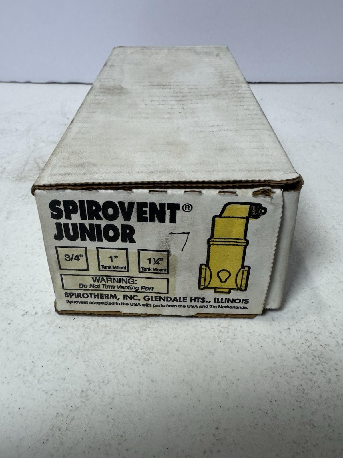 Spirovent Junior ¾″ Air Eliminator – Tank Mount – New in Box – Spirotherm USA Spirovent Junior ¾″ Air Eliminator – Tank Mount – New in Box – Spirotherm USA