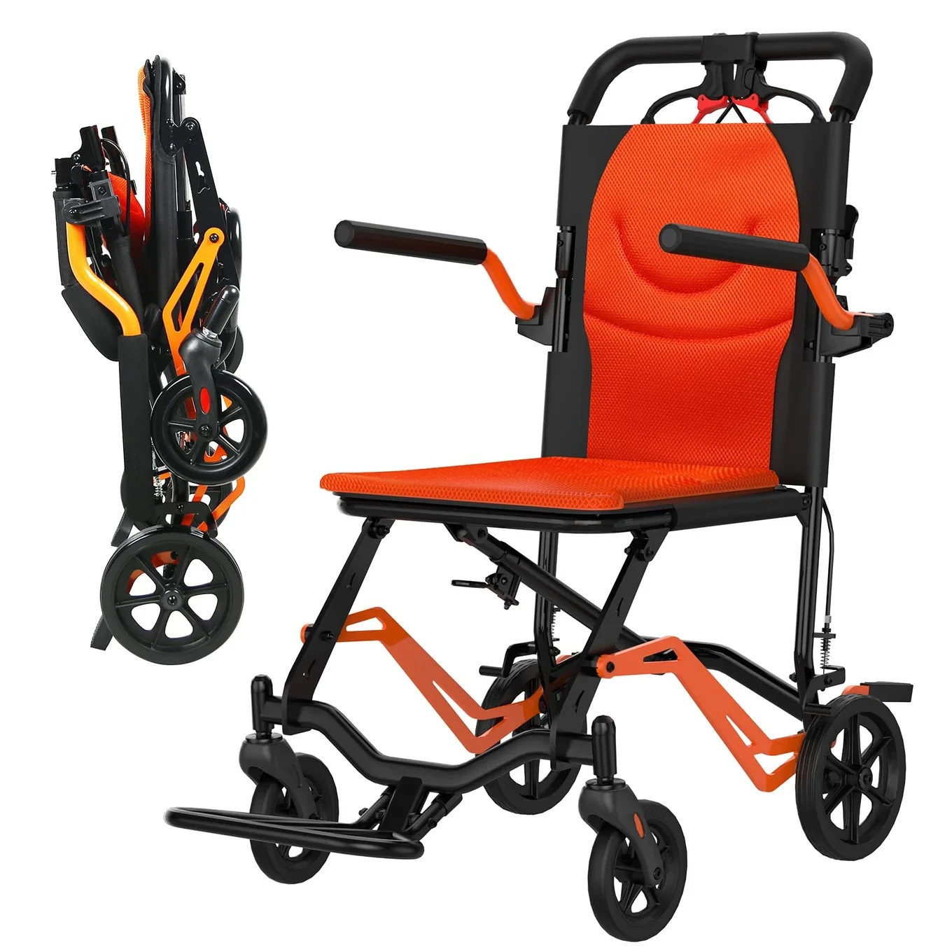Garvee Portable Lightweight Folding Transport Chair, Ultra Lightweight US Stock Garvee Portable Lightweight Folding Transport Chair, Ultra Lightweight US Stock