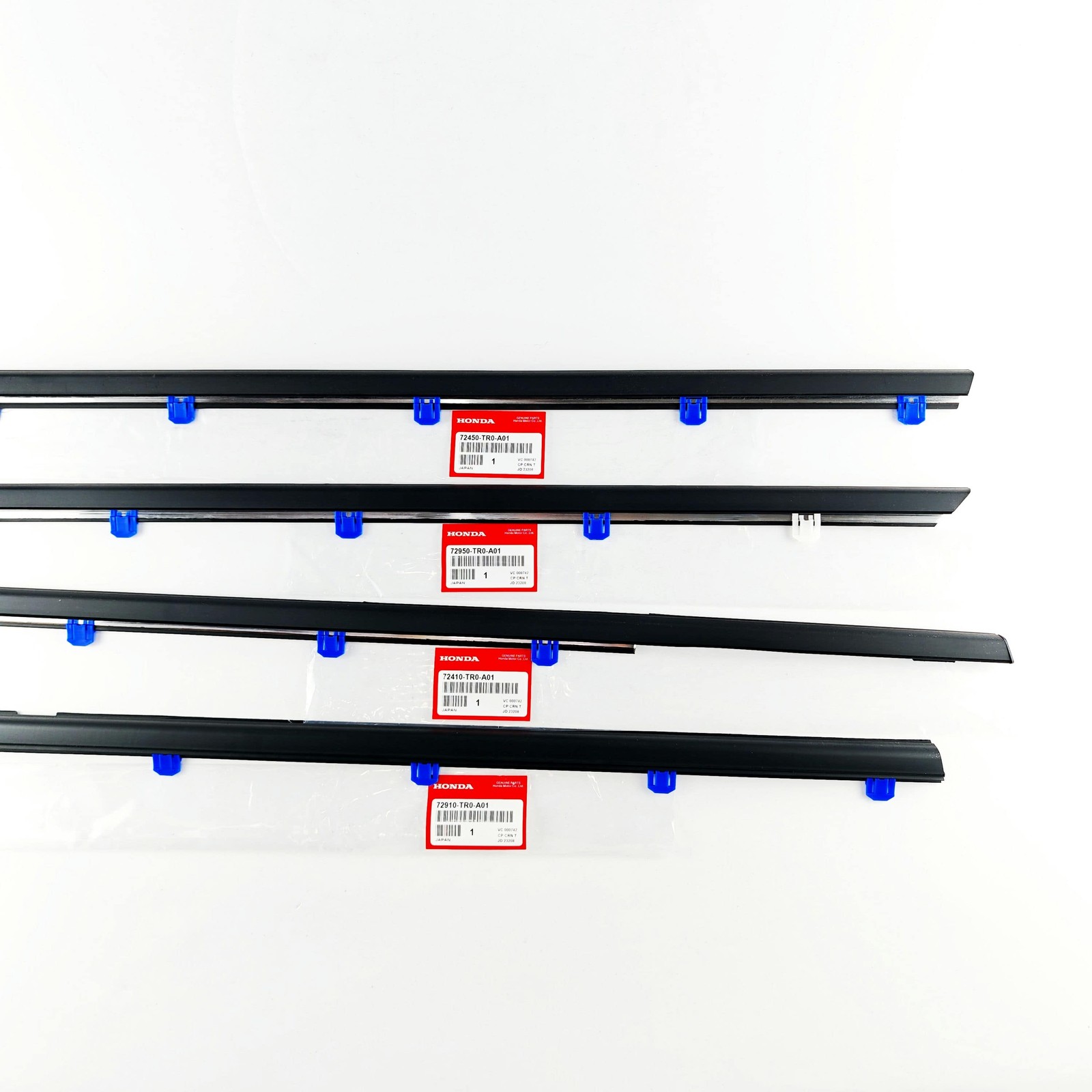 72410-TR0-A01 OEM 4Pcs Window Weatherstrip Seal Belt for Honda Civic Sedan 4Door 72410-TR0-A01 OEM 4Pcs Window Weatherstrip Seal Belt for Honda Civic Sedan 4Door