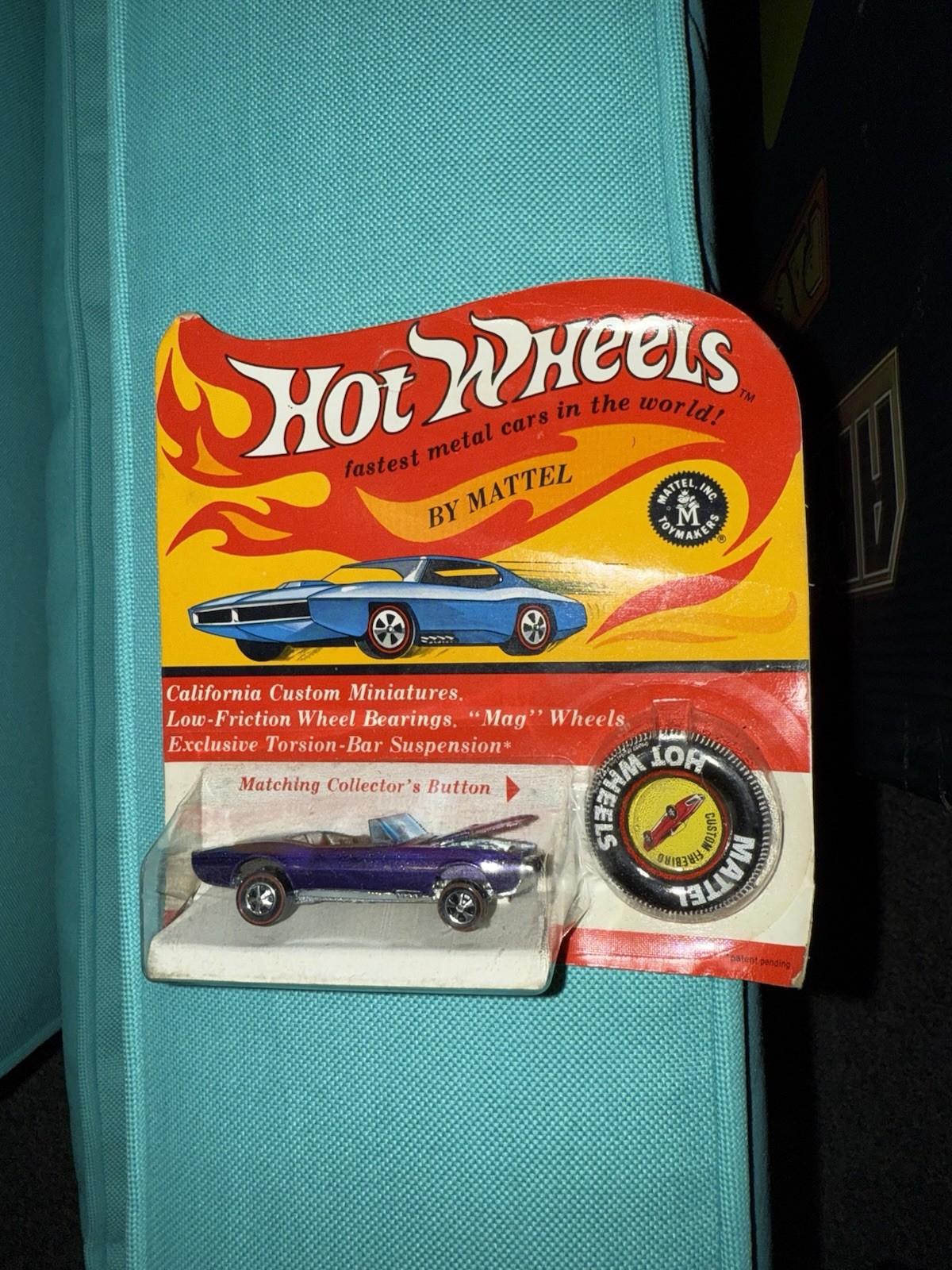 Extremely Rare Sealed 1967 Hotwheels Redline Custom Firebird