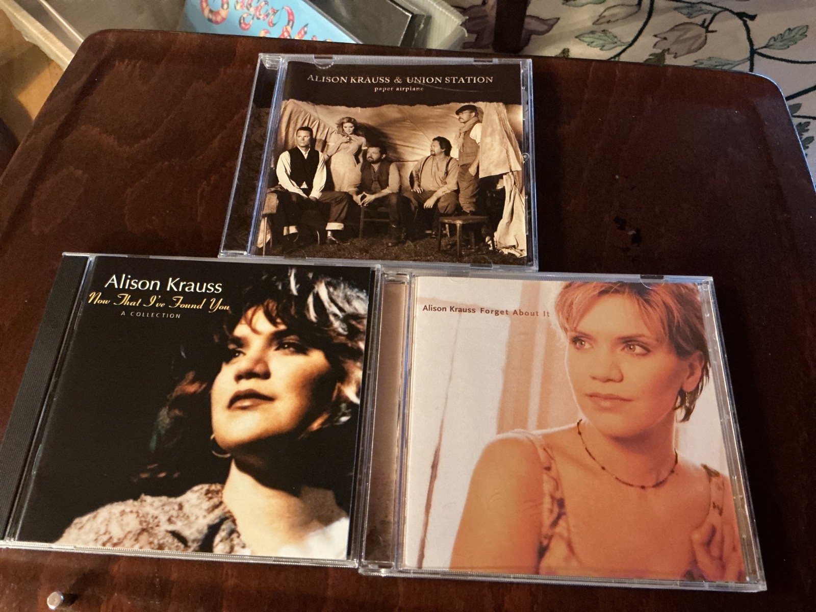 Lot of 3 CDs by ALISON KRAUSS “Forget About It” plus 2 CDs, all CDs like new .. Lot of 3 CDs by ALISON KRAUSS “Forget About It” plus 2 CDs, all CDs like new ..