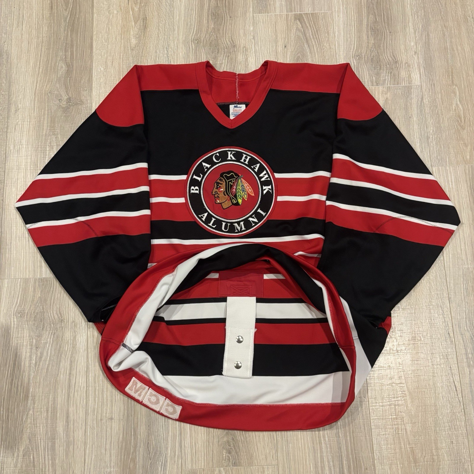 Team Issued Chicago Blackhawks Alumni Jersey Bill Wirtz CCM Center Ice Authenitc Team Issued Chicago Blackhawks Alumni Jersey Bill Wirtz CCM Center Ice Authenitc