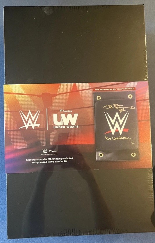 2025 Fanatics Under Wraps WWE Autographed Turnbuckles Sealed Box Exclusive 2025 Fanatics Under Wraps WWE Autographed Turnbuckles Sealed Box Exclusive
