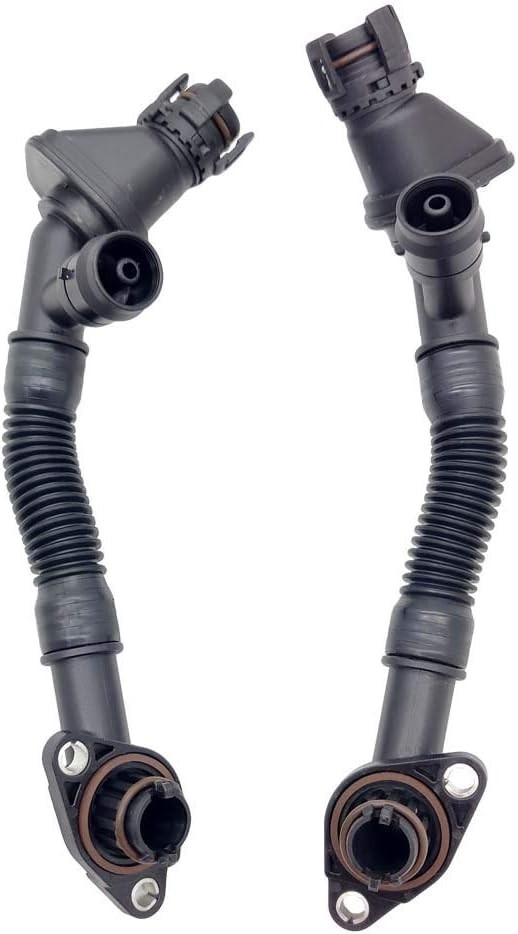 New Set of 2 PCV Crankcase Vent Hoses LH RH for BMW N63 550i 650i 750i X5 Fast S New Set of 2 PCV Crankcase Vent Hoses LH RH for BMW N63 550i 650i 750i X5 Fast S