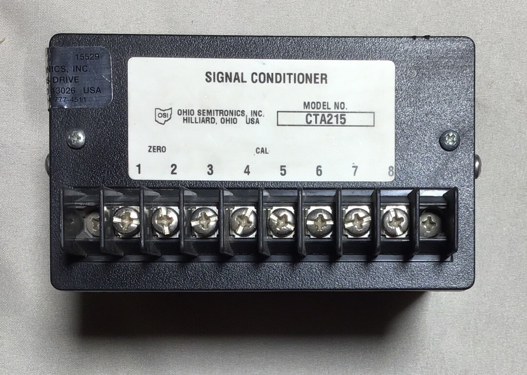 OHIO SEMITRONICS CTA215 SIGNAL CONDITIONER. OHIO SEMITRONICS CTA215 SIGNAL CONDITIONER.