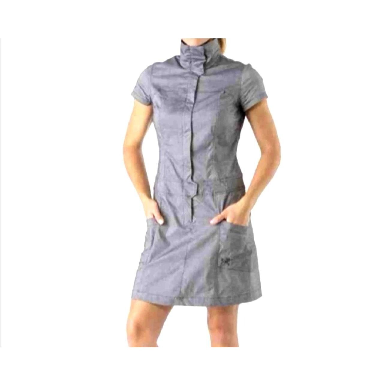 Arc\'teryx Contrail Dress Womens 10 Gray Utility Cargo Stretch Mini NWOT Flaw
