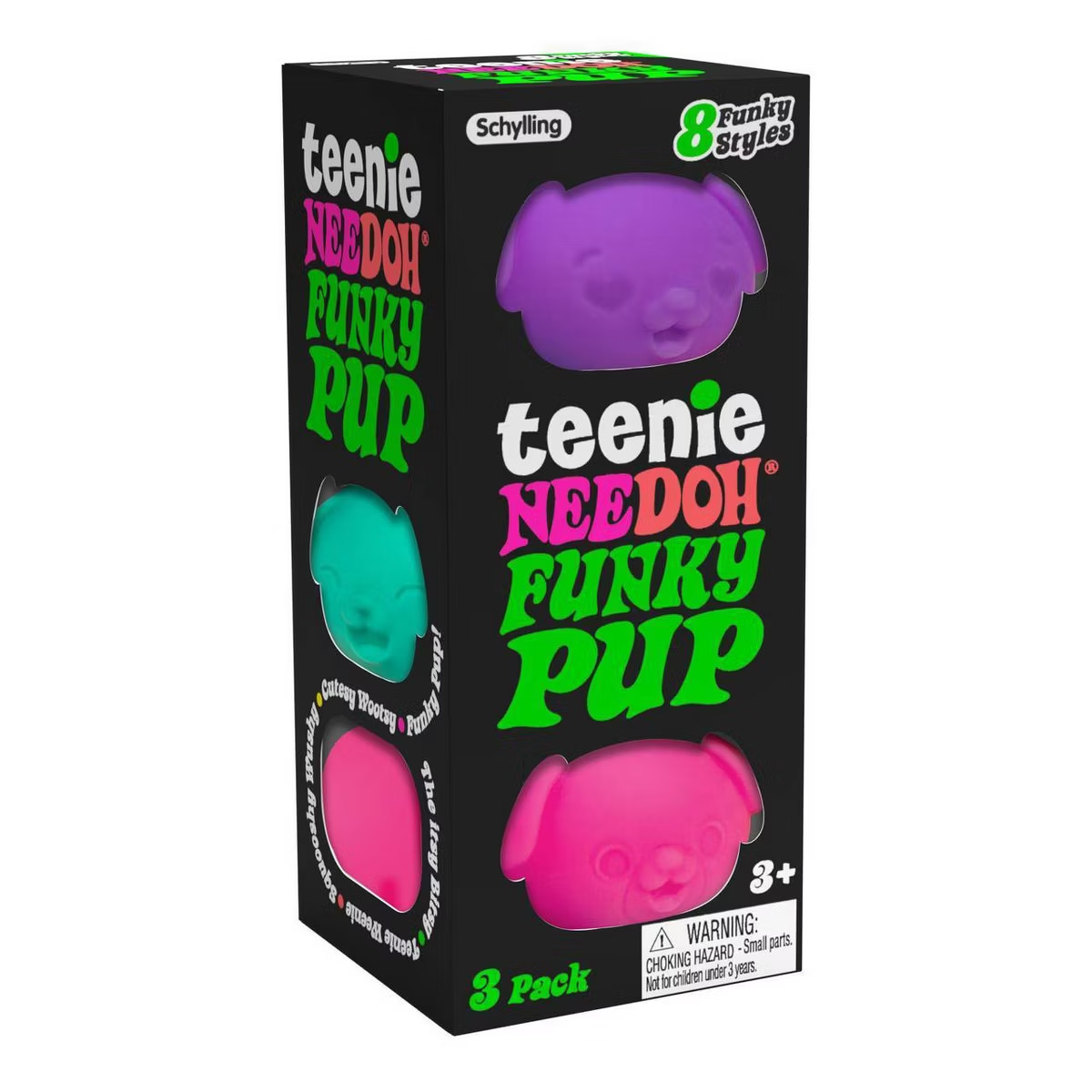 Teenie Needoh Funky Pup 3 Pack 100% AUTHENTIC (Colors may vary) Teenie Needoh Funky Pup 3 Pack 100% AUTHENTIC (Colors may vary)