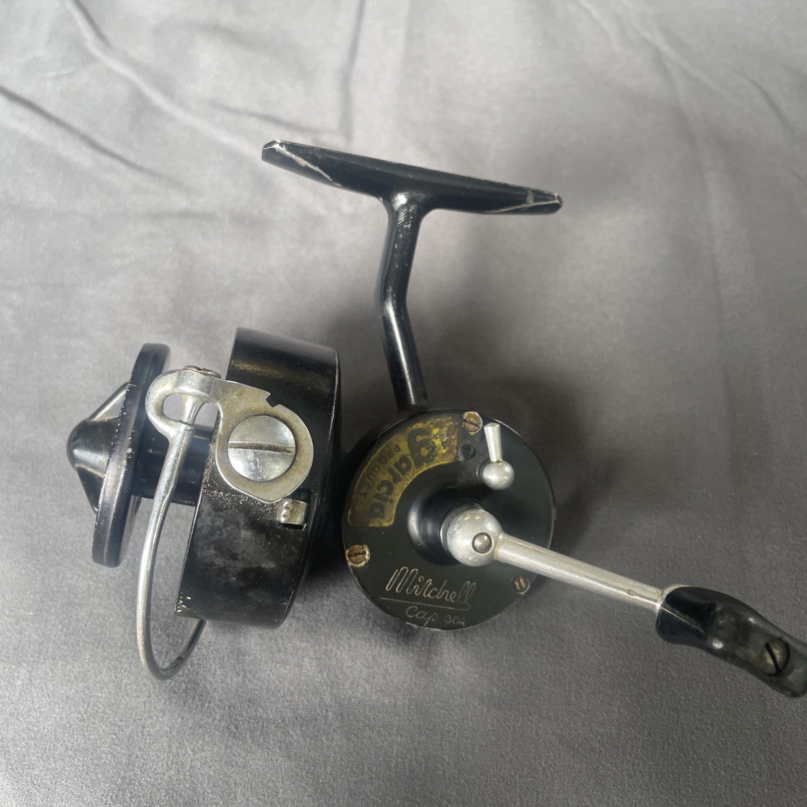 Vintage Mitchell C.A.P. 304 Spinning Fishing Reel - Made in France - Works Great Vintage Mitchell C.A.P. 304 Spinning Fishing Reel - Made in France - Works Great