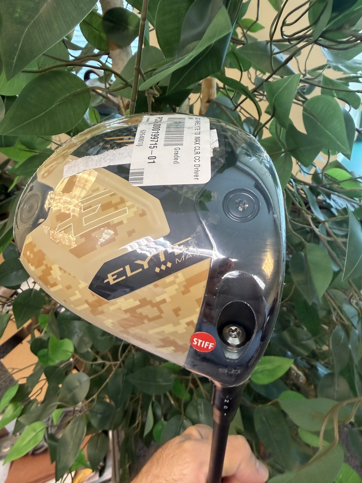 CALLAWAY GOLF ELYTE SANDSTORM TRIPLE DIAMOND MAX DRIVER 9° GRAPHITE STIFF CALLAWAY GOLF ELYTE SANDSTORM TRIPLE DIAMOND MAX DRIVER 9° GRAPHITE STIFF